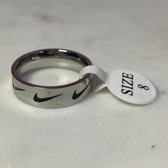 Nike Other - Nike Ring - Black Swoosh Pattern